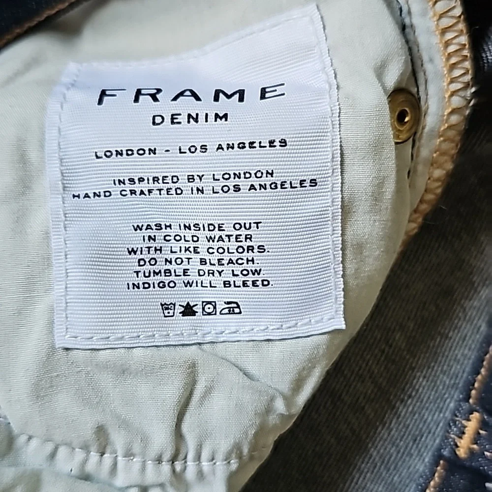 STUNNING FRAME DARK SKINNY LE SKINNY DE JEANNE JEANS - Picture 5 of 13